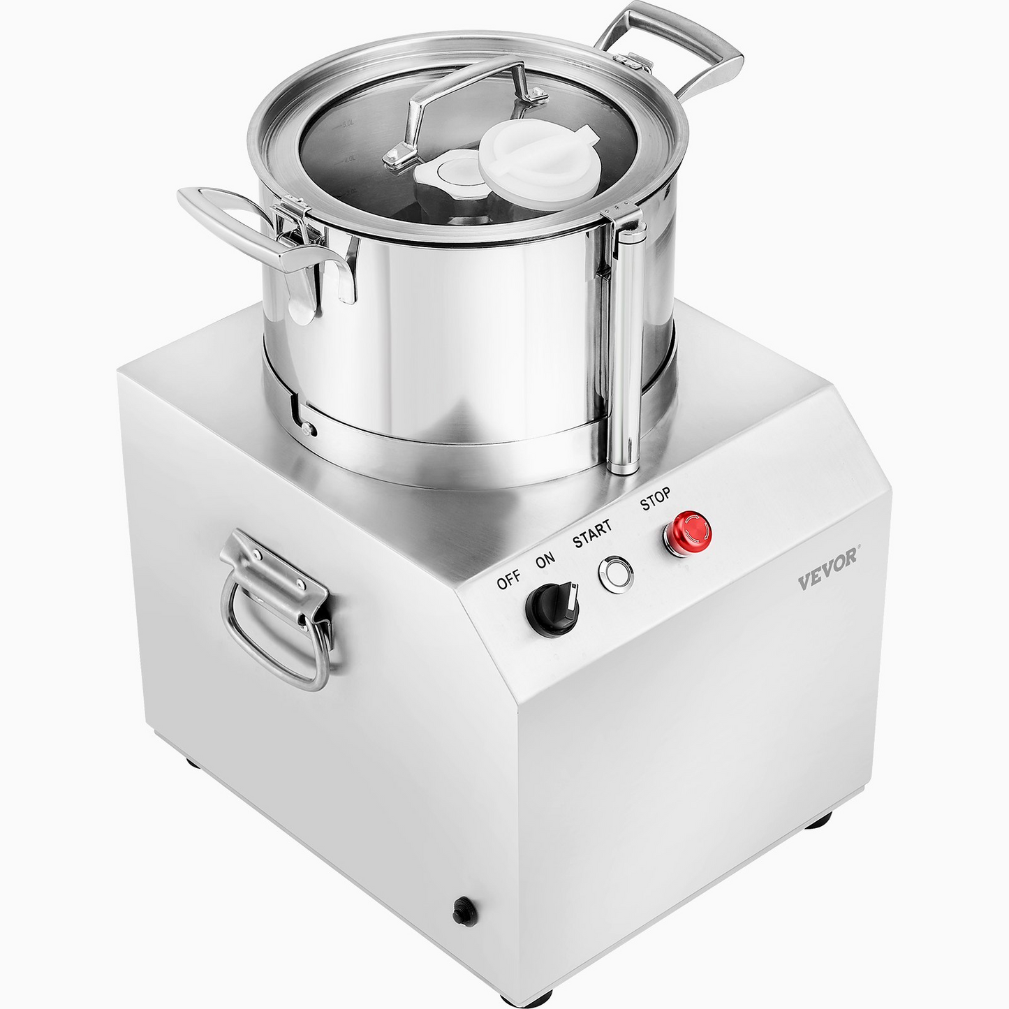 Food Processor Vegetable Chopper 4.3 Quart Food-Grade Stainless Steel Blender