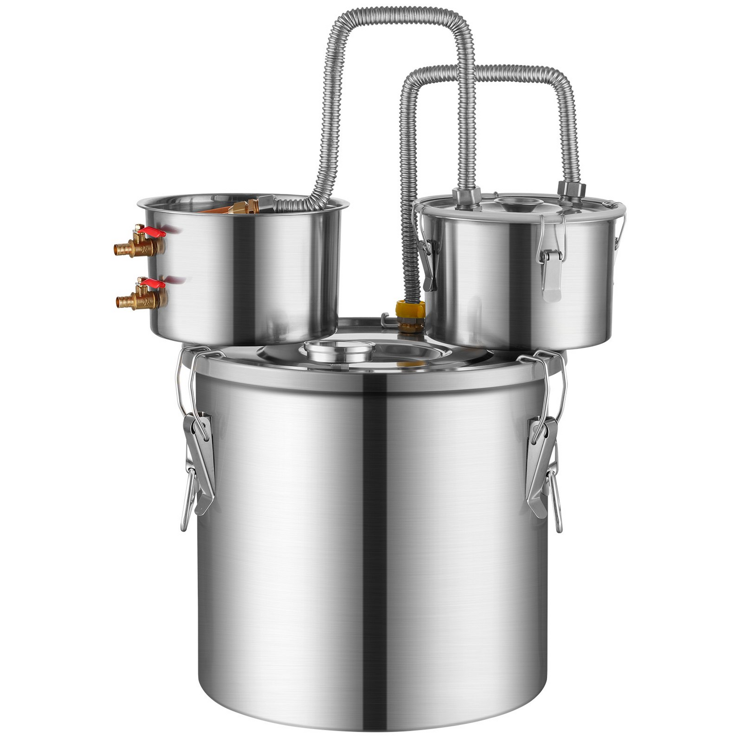 Moonshine Still Water Alcohol Distiller 5Gal w/Thumper Keg & 8W Water Pump