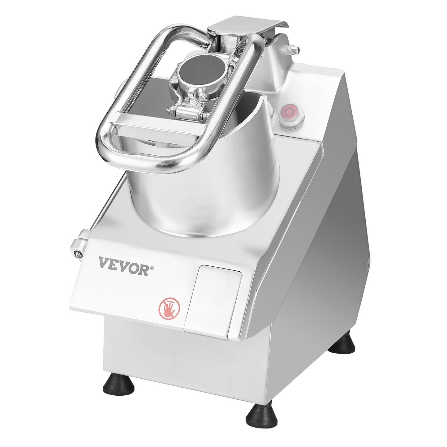 Food Processor Vegetable Chopper w/ 6 Blades Food-Grade Stainless Steel Blender