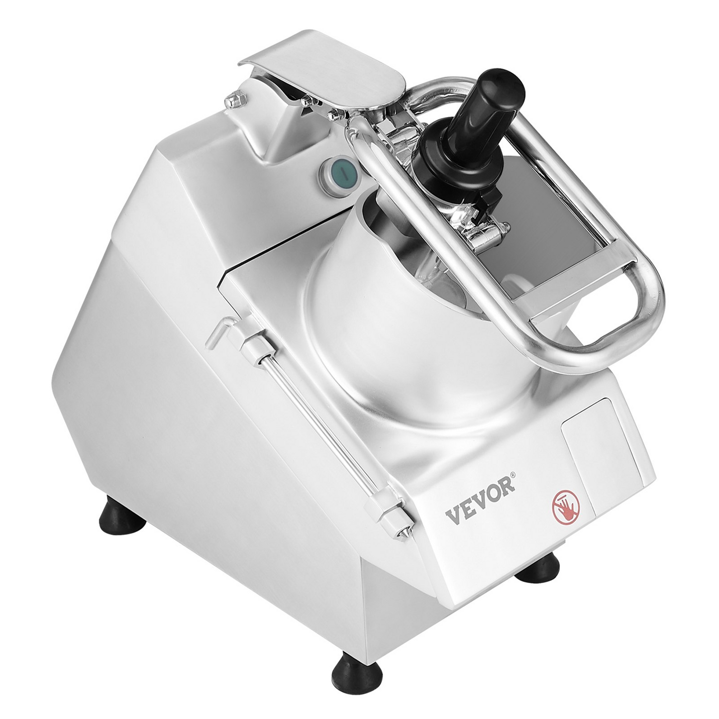 Food Processor Vegetable Chopper w/ 6 Blades Food-Grade Stainless Steel Blender
