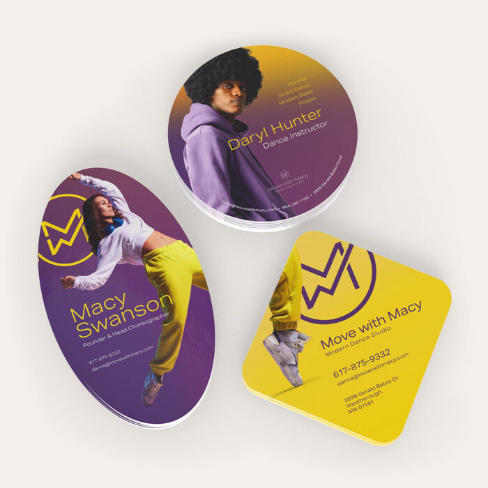Die-Cut Business Cards