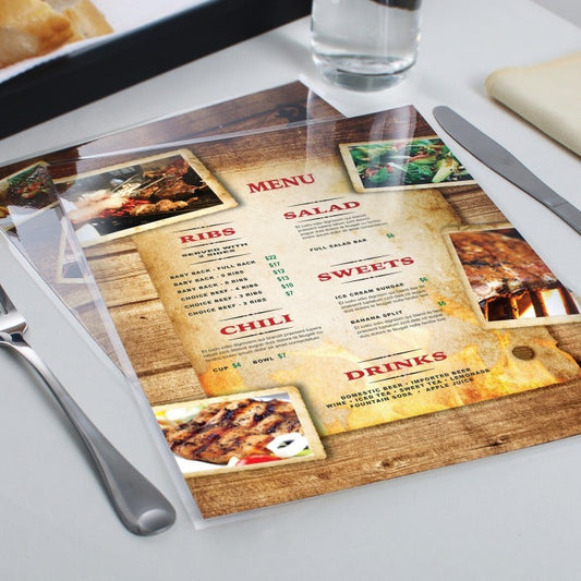 Dine-In Menus