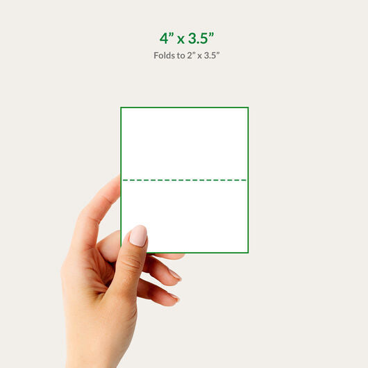 Folded Business Cards