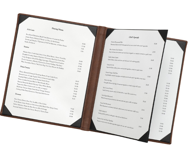 Menu Covers