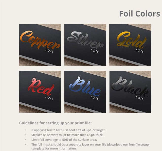 Foil Business Cards