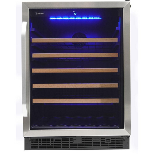 50 Wine Bottle Wine Cooler, Capacitive Touch Controls, Pro Style Handle