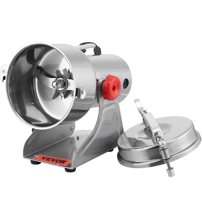 VEVOR 1000g Electric Grain Mill Grinder, 3750W High-Speed Commercial Spice Grinders, Stainless Steel Swing Type Pulverizer Powder Machine, for Spices Cereals Dry Grains Coffee Corn Pepper