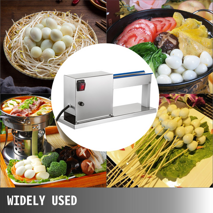 VEVOR Electric Quail Egg Peeler Machine, 50KG/H Commercial Quail Egg Sheller, 18W Semi-Automatic Quail Egg Peeling Machine, 110V Stainless Steel Processing Peeling Tool for Boiled Quail Egg