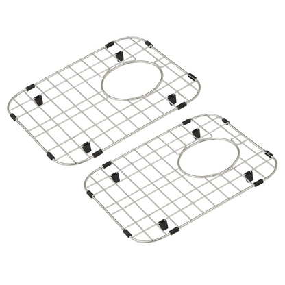 VEVOR Sink Protector Grid 2PCS, 13.3"x11.6" Stainless Steel Sink Grates, Rear Drain Sink Grates with R50 Corner Radius, Large Sink Bottom Grids, Universal Bowl Rack Sink Accessories For Kitchen Sink