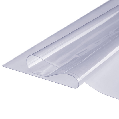 VEVOR Clear Table Cover Protector, 36" x 72" Table Cover, 1.5 mm Thick PVC Plastic Tablecloth, Waterproof Desktop Protector for Writing Desk, Coffee Table, Dining Room Table