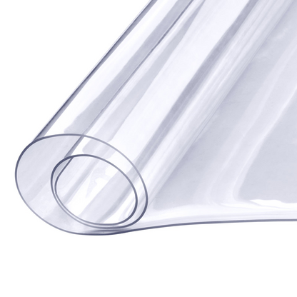 VEVOR Clear Table Cover Protector, 36" x 72" Table Cover, 1.5 mm Thick PVC Plastic Tablecloth, Waterproof Desktop Protector for Writing Desk, Coffee Table, Dining Room Table