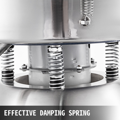 VEVOR Automatic Sieve Shaker Included 40 Mesh + 60 Mesh Flour Sifter Electric Vibrating Sieve Machine 110V 50W Sifter Shaker Machine 1150 r/min for Flours, Herbal Powder