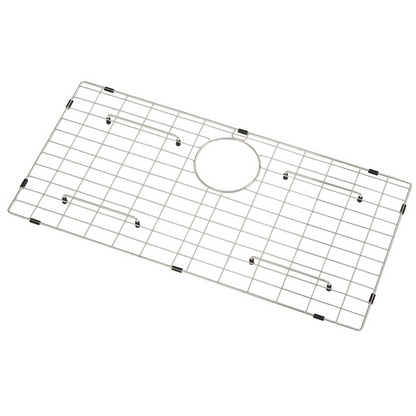 VEVOR Sink Protector Grid, 27.5"x13.5" Stainless Steel Sink Grates, Rear Drain Sink Grates with R5 Corner Radius, Large Sink Bottom Grids, Universal Bowl Rack Sink Accessories For Kitchen Sink, Silver