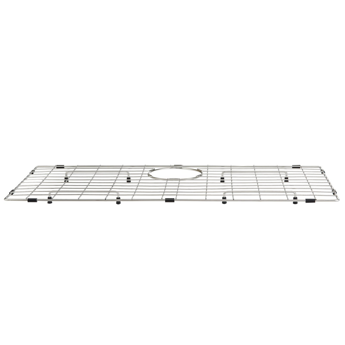 VEVOR Sink Protector Grid, 27.5"x13.5" Stainless Steel Sink Grates, Rear Drain Sink Grates with R5 Corner Radius, Large Sink Bottom Grids, Universal Bowl Rack Sink Accessories For Kitchen Sink, Silver