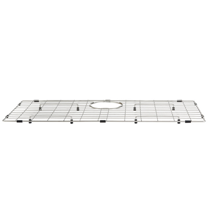 VEVOR Sink Protector Grid, 27.5"x13.5" Stainless Steel Sink Grates, Rear Drain Sink Grates with R5 Corner Radius, Large Sink Bottom Grids, Universal Bowl Rack Sink Accessories For Kitchen Sink, Silver