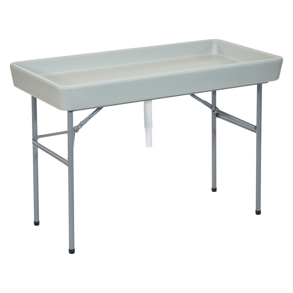 Folding Beverage Ice Cooler Table