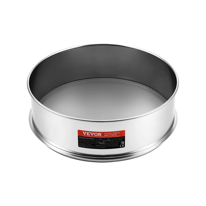 VEVOR Flour Sieve Fine Mesh Stainless Steel 80 Mesh Flour Sifter for Baking Cake