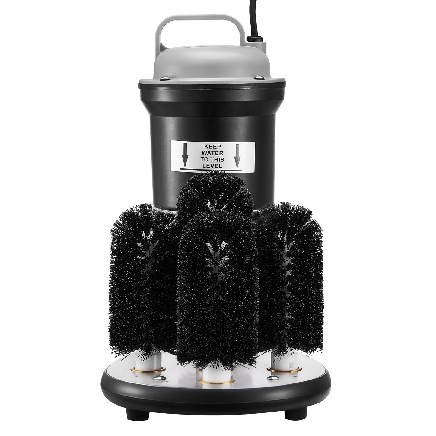 Electric Glass Washer 5-Brush Bar Glass Cleaner 1200 Cups/H for Wine Glass