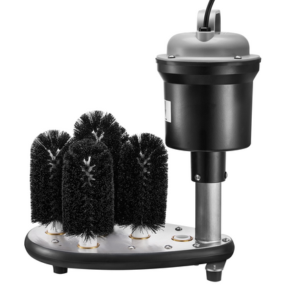 Electric Glass Washer 5-Brush Bar Glass Cleaner 1200 Cups/H for Wine Glass