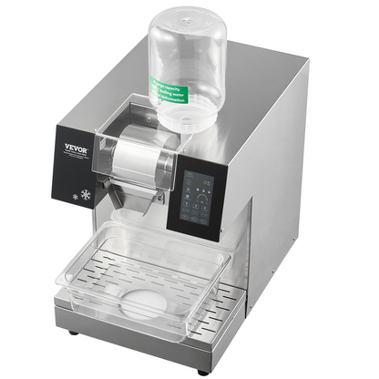 Commercial Snowflake Ice Machine 529LBS/24H Stainless Steel for Ice Cream