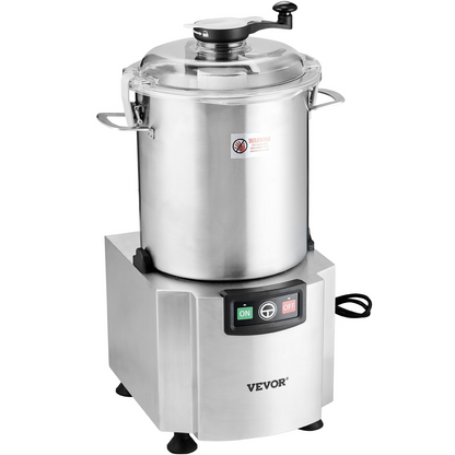 Food Processor Vegetable Chopper 19 Quart Food-Grade Stainless Steel Blender